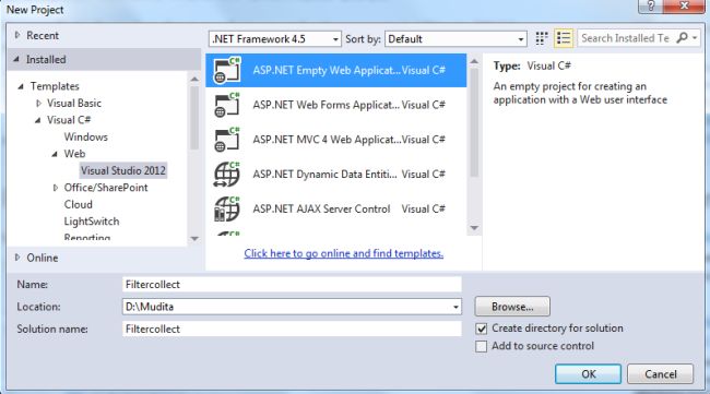 Select Web application